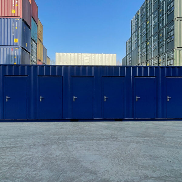 Contenedor de Almacenamiento High Cube de 40 Pies con 8 Compartimentos – Su Instalación Móvil de Self-Storage
